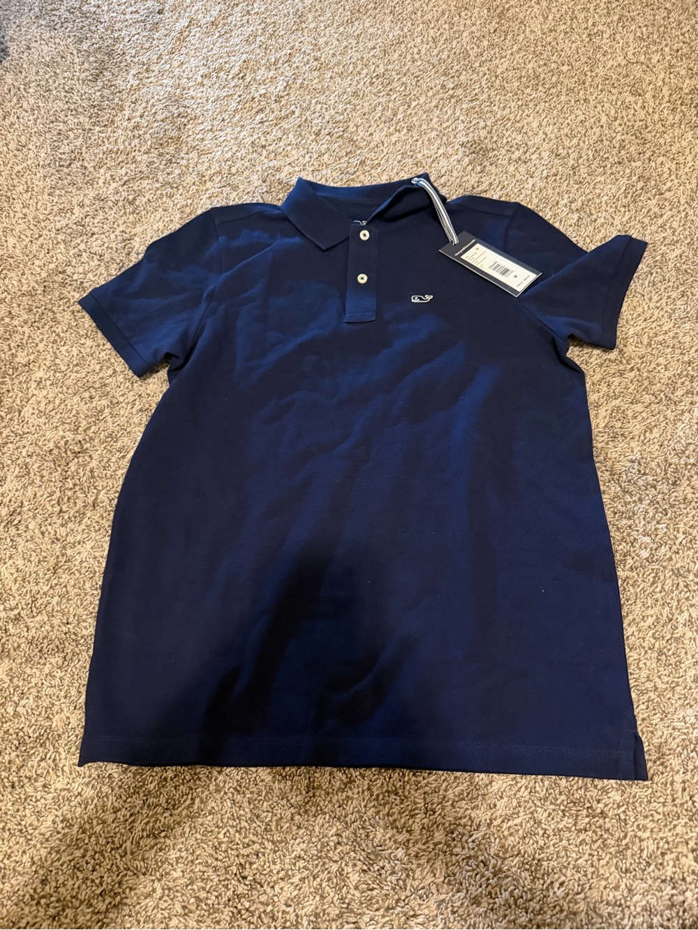 Vineyard Vines Kids Navy Polo Shirt